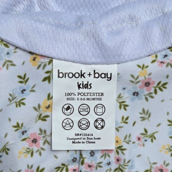 NWT Cotton Sun Hat with Wide Brim for Toddler Girls - 0-8 Months - Picture 2 of 2